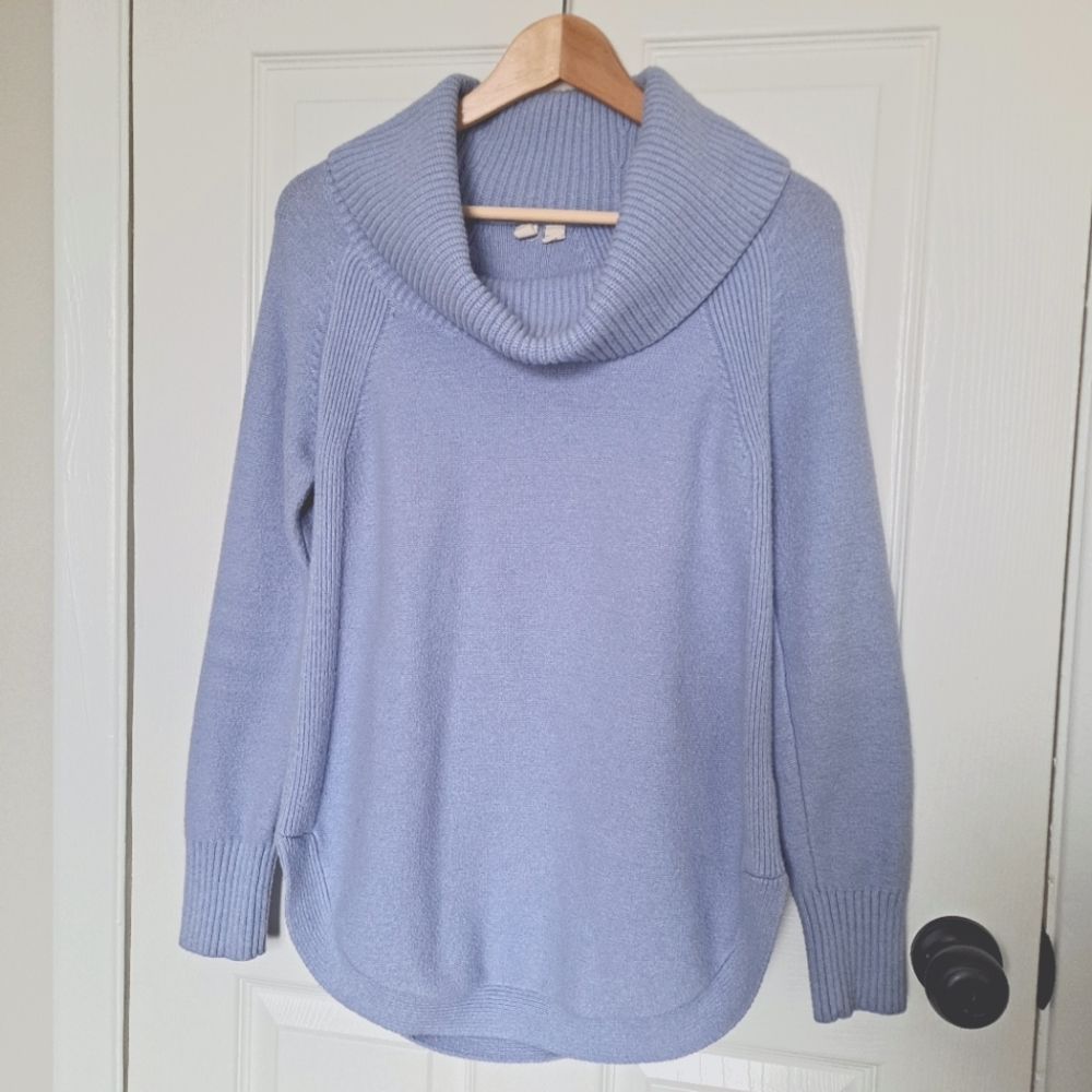 Periwinkle Moth By Anthropologie Sweater, Cowl Ne… - image 1